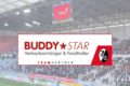 BuddyStar Team-Partner-Logo im SC Freiburg-Stadion