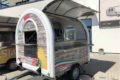 Vagn för försäljning av pastaprodukter bromsad försäljningsvagn
