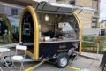 Chariot de vente de gâteaux Pâtisserie mobile en action