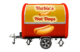 Hot Dog Wagen im amerikanischen Design