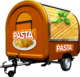 pasta-verkaufswagen